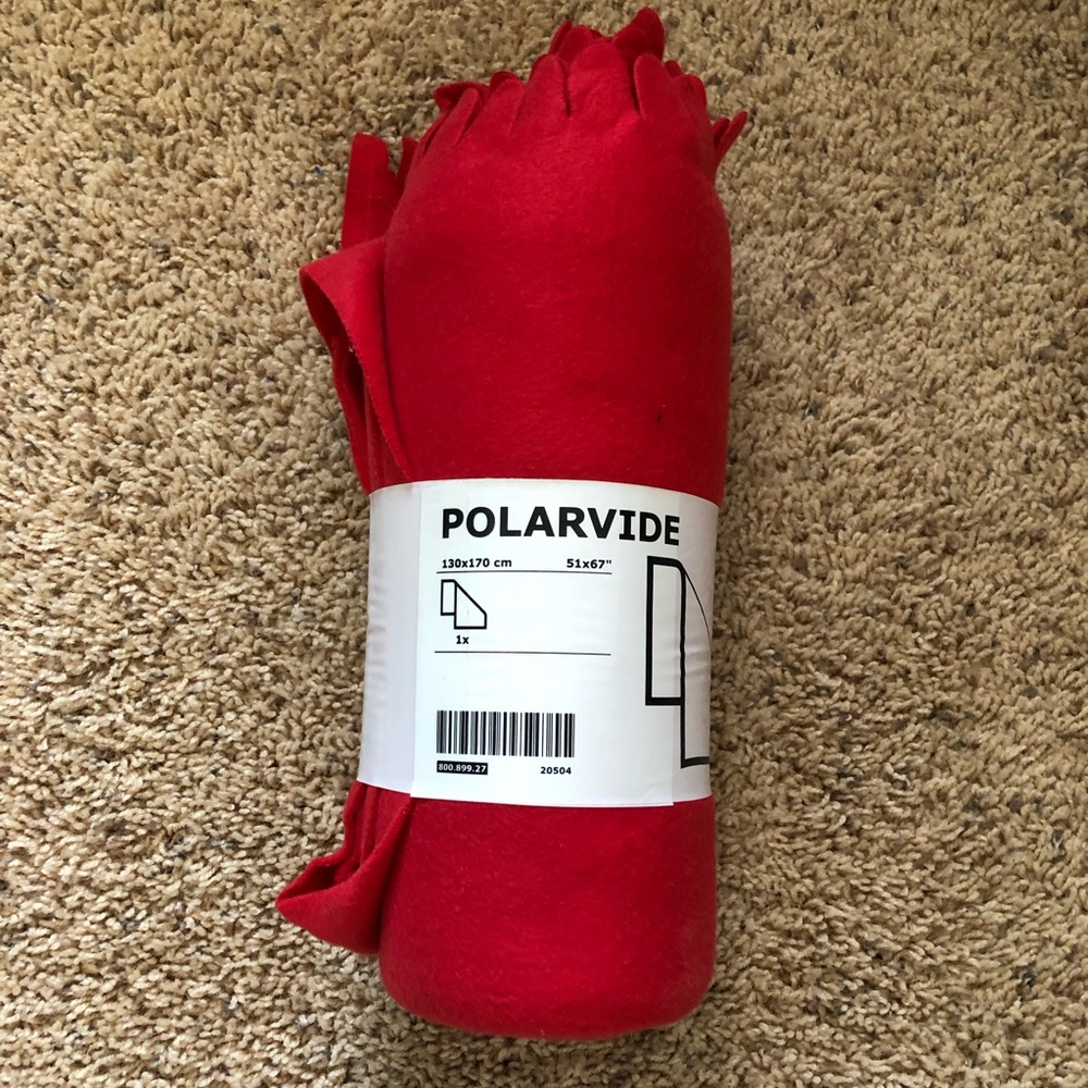 Red Polarvide (Throw Blanket)
